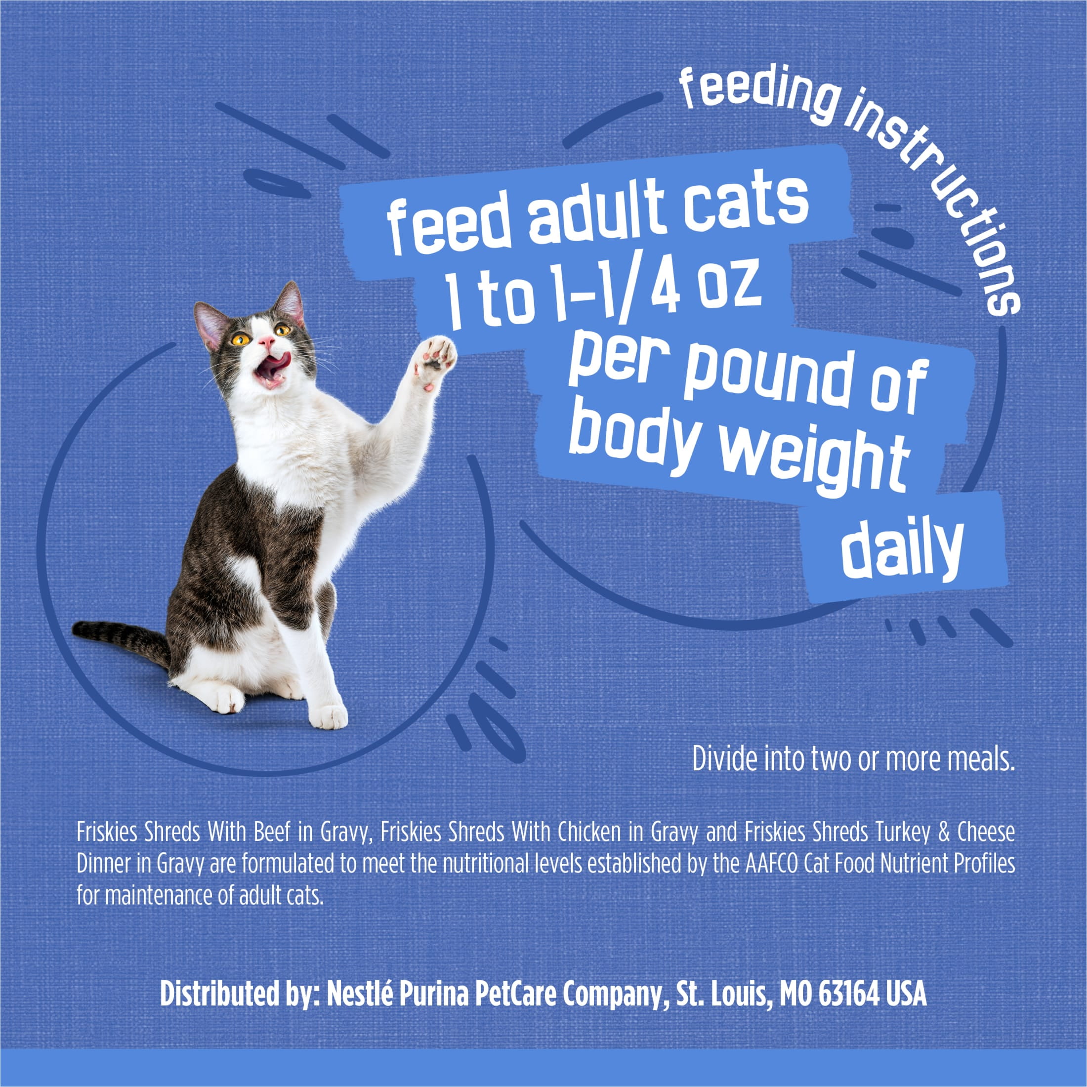 (6 pack) Purina Friskies Gravy Shreds, Beef, Chicken, Turkey and Cheese, Wet Cat Food, 5.5 oz Can
