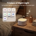 thumbnail image 7 of Mini Sound Machine for Baby Kids Adult: Portable White Noise Machine with 10 Non Looping Natural Soothing Sounds & 7 Color Night Lights, Brown Noise Machine for Pet, 7 of 7