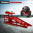 thumbnail image 3 of TEQIN 2PCS 5T Hydraulic Car Ramps,4-Position Adjustable Height,Heavy Duty Hydraulic Vehicle Ramps Lift Ramp, Portable Car Ramps for Oil Changes, Car Lifts for Home Garage,Vehicle Auto Garage Repair, 3 of 9
