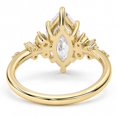 thumbnail image 5 of vylahjewellery Marquise Cut Moissanite Ring, Engagement Ring for Women, Elegant Floral Cluster Wedding Ring, Anniversary Promise Ring, 5 of 9