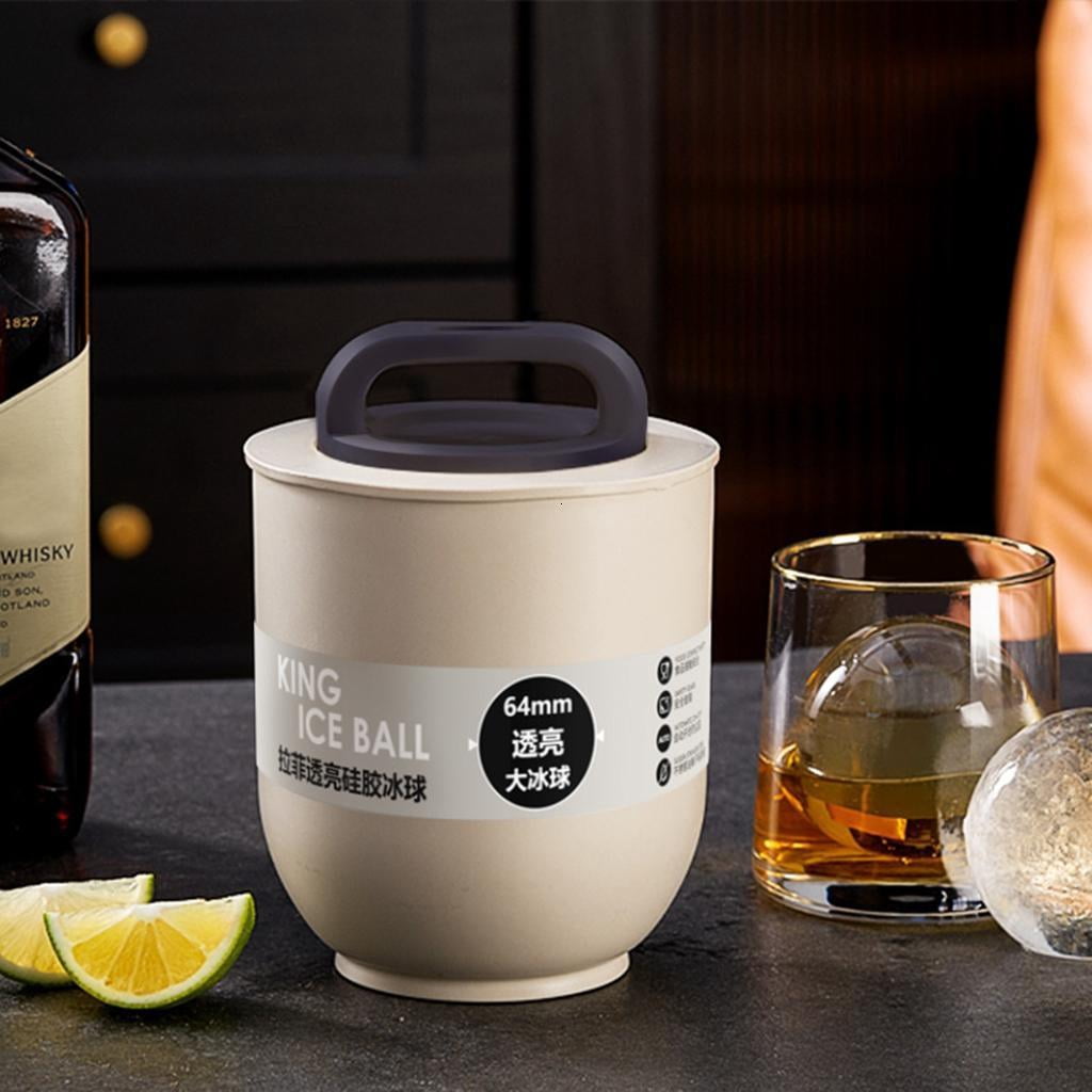 Easy Demold Silicone Sphere Practical Silicone Ice Sphere Round Ice Maker For Stable Chilling In Drink