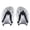 Silver Gray, variant on YIFAEUX 1 Pair Swim Training Hand Paddles with Adjustable Straps Lightweight No Odor Swimming Hand Paddles for Children Adult