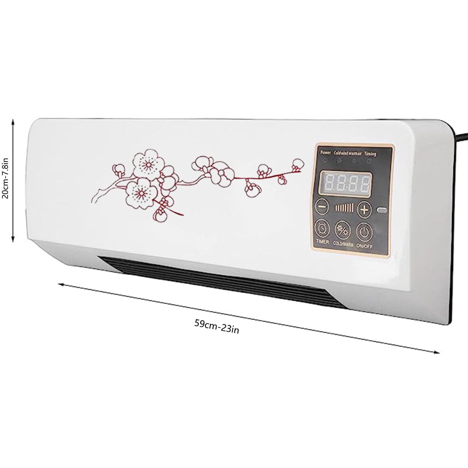 Wall Air Conditioner, Portable Small Remote Control Air Conditioning, Wall Mounted Ductless Air Conditioner Cooling Personal Mini Air Conditioners for Home Bedroom Office