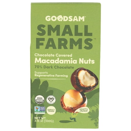 GoodSam Chocolate Macadamia Nuts 3.5 oz (Pack of 6)