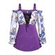thumbnail image 2 of Tallas de tela escocesa de leopardo de talla grande t shirt Rosegal Mangas largas de talla grande, 2 of 5