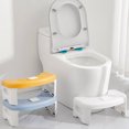 thumbnail image 5 of Toilet Commode Stool Thick Massage Non-slip Pad Footstool - blue - 40*26*18cm - 1 piece, 5 of 5