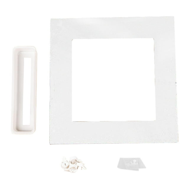 Macetero de pared moderno, colgador de plantas, jarrón colgante para flores, soportes para plantas artificiales. Blanco 20x20x45cm