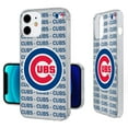 thumbnail image 6 of Chicago Cubs Text Backdrop Clear iPhone Case, 6 of 7