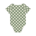 thumbnail image 2 of Rocae Daisy Plaid Green for Baby Climbing Clothes Soft Baby Romper for Active Infants Comfortable and Breathable Crawling Jumpsuit Unisex Baby Outfit 9M, 2 of 8