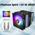 thumbnail image 2 of Enfriador de aire para CPU Thermallight Phantom Spirit 120 SE ARGB, 2 of 7