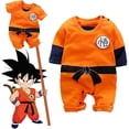 thumbnail image 2 of Bebé Recién Nacido Niños Dragon Ball Z Son Goku Cosplay Mameluco Mono Disfraz De Halloween, 2 of 4
