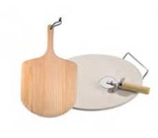 Bialetti 4 Piece Round Pizza Stone Set 07327 by Bialetti