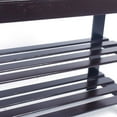 thumbnail image 3 of Zimtown 3 Tier Bamboo Shoe Rack Bench Storage Shelf Organizer Entryway Home Furni,Coffee, 3 of 9