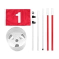 thumbnail image 5 of GARENDE Golf Putting Green Flag and Hole Cup, Golf Flag Hole Cup Set, Practice Putting for Indoor Outdoor Alignment Guide Golfing Short Cup, 5 of 9