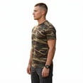thumbnail image 2 of COUVER Men's Woodland Camouflage Short Sleeve T-Shirt, Green Woodland, X-Large, 2 of 6