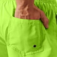 thumbnail image 6 of DDAPJ pyju Birthday Gifts! Mens Drawstring Running Shorts Solid Athletic Shorts Lightweight Quick Dry Workout Gym Shorts with Pockets Gold XL, 6 of 7