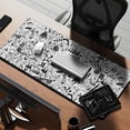 thumbnail image 2 of Long Mouse Pads for Desk,Halloween Doodle Pattern Desk Mats on Top Of Desks, Desk Mouse Pad Extra Large with 3mm Non-Slip Base and Stitched Edge for Gaming,Office,Work,Home 35.4"x15.7", 2 of 6