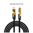 thumbnail image 3 of Cable De Carga Usb 4 En 1 Cargador Rápido Para Dispositivos Cable De Carga Trenzado De Nailon Duradero Y Universal Para Teléfonos, Tabletas Y Ordenadores Portátiles, 3 of 8