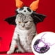 thumbnail image 2 of Bufanda de cuello para gato de Halloween: Collar pequeño de punto decorativo - Babero ajustable para perros y gatos - Se adapta a circunferencias de cuello de 9 a 14 cm - Material de lana suave, 2 of 7