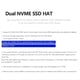 thumbnail image 3 of MPS2280D para 5 PCIE una M.2 Dual NVME SSD HAT++Disipador de SSD/Soporte de Ventilador Pi5 2280/2242/2230 SSD, 3 of 5