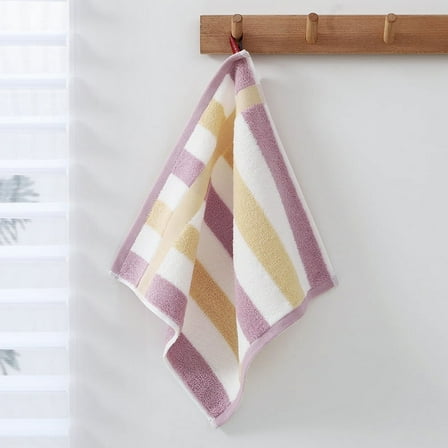 ERDOUY 3pcs Cotton small handkerchief, Multipurpose Use as Bath Fitness, Bathroom, Shower, Sports, Towel，Handle various situations effortlessly.13.39x13.39inch (The purple)