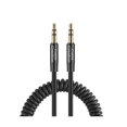 thumbnail image 1 of wonima44 CableCreation Aux Cord for Car (1-4FT), Coiled 3.5mm Audio Cable Male to Male,1/8 Auxiliary Stereo Aux Cable for 3.5mm DC Plug Port Device,Headphones,Car Stereos,Speaker, Black, 1 of 1