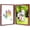Brown, variant on DIY Handprint Photo Frame, Double Hinged Wooden Family Memory Keepsake, Magnetic Acrylic Paint Kit for Couple Pet Home Table Wall Decor