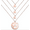 RoseGold_3, variant on Mother and Daughters Necklace Set- Mom and Daughter Jewelry- Gift for Mom- Mother's Day Gift