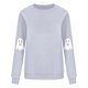 thumbnail image 4 of Ailaofu Women's Ghost Skull Crop Sweatshirt Fall Halloween Long Sleeve Pullover Spooky Season Sweatshirt, 4 of 4