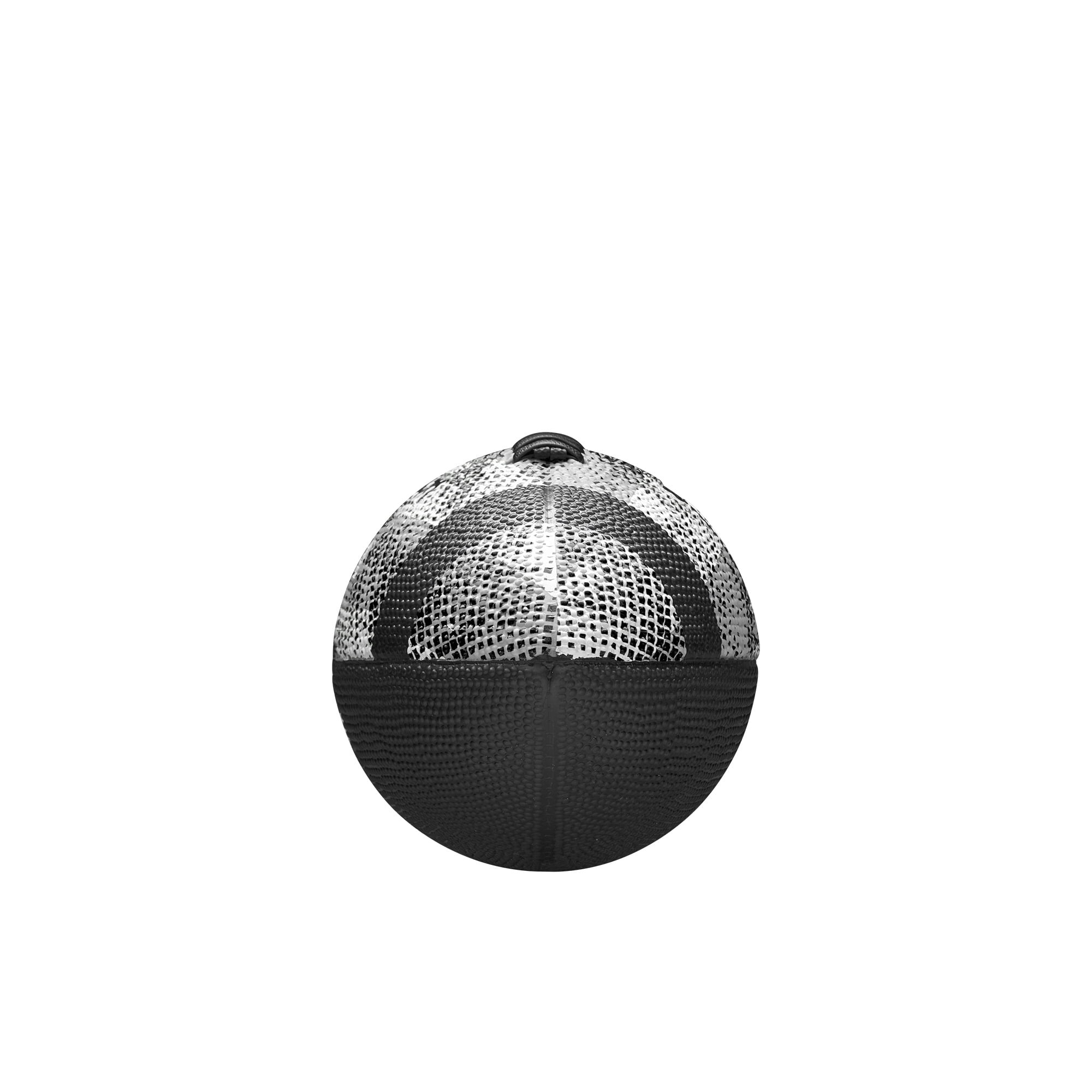 Wilson NCAA Statement Rubber Football - Black/Grey, Junior Size
