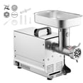 thumbnail image 1 of KFFKFF Meat Processor, Electric Model with 11 Lbs/Min Output, Comes with Blade and Grinding Plate, Sausage Creation Feature, Robust Stainless Steel Design for Home Kitchen, Restaurant, or Butcher Shop, 1 of 9