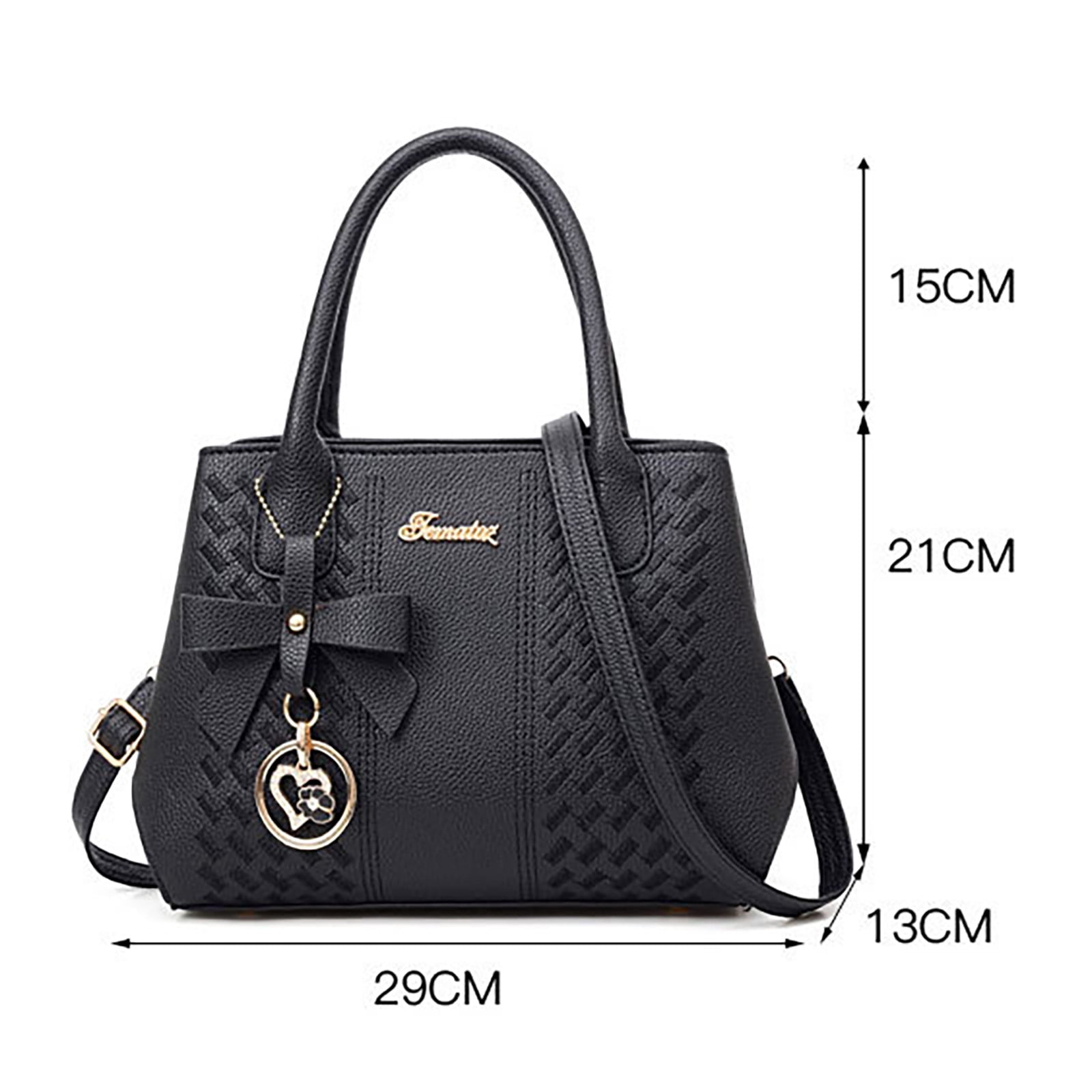 Purse and Handbags for Women Leather Shoulder Tote Work Bags Satchel Messenger Crossbody Bag for Ladies Blue