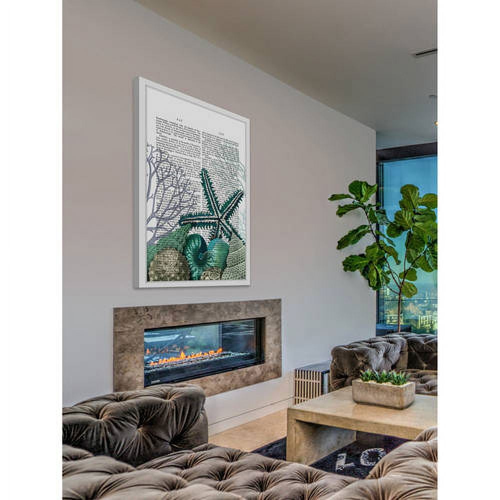 Marmont Hill "Starfish Under the Sea" Framed Painting Print
