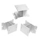 thumbnail image 2 of GOOHOCHY Bloque disipador de calor de relé de estado sólido con aletas de refrigeración de aluminio de 3 piezas para automatización industrial, disipador de calor para puente rectificador SSR., 2 of 8