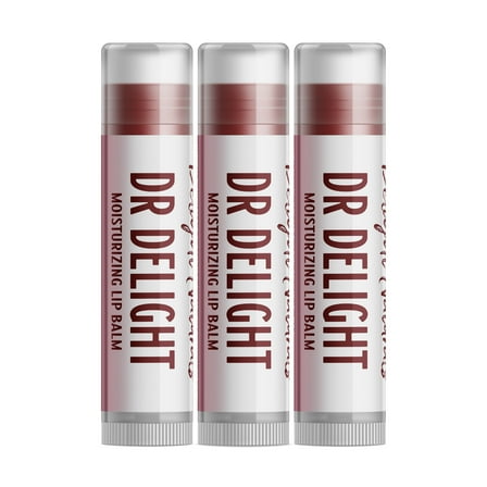 Delight Naturals Dr Delight Tinted Lip Balm - 3 Pack