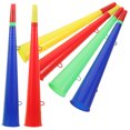 thumbnail image 2 of EeaseMX 6 piezas de adornos de trompeta de plástico para juegos deportivos, para fiestas, conciertos (color aleatorio), 2 of 8