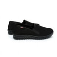 thumbnail image 2 of Missfiona Black Kung Fu Cloth Shoes Tai Chi Martial Art Slippers Unisex Chinese Old Beijing Shoes(11,Black), 2 of 8