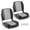 Gray, variant on Costway 2-Pack Folding Boat Seats with Thick Sponge Padding Fixing Bolts Hinges Gray