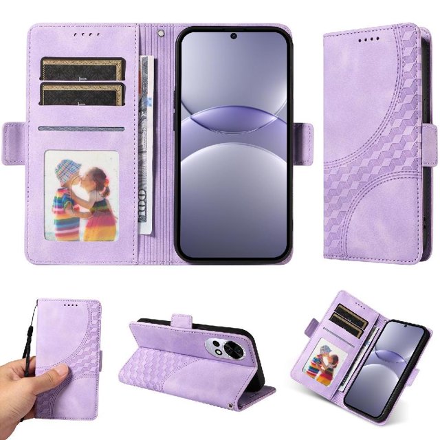 Funda GANGXUN para Huawei Nova 12 con diseño acolchado elegante, cuero PU, protección total y ajuste preciso
