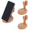 thumbnail image 4 of Soporte De Escritorio Para Teléfono InteligenteSoporte Para Teléfono Móvil De Escritorio Con ángulo De Visión De 2 Juegos De Pulido Fino De Madera De Haya Para Oficina ANGGREK Otros, 4 of 8