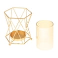 thumbnail image 3 of Hollow Out Geometric Tea Light Candle /Candle Shade Home Table Candlestick for Wedding Modern Centerpieces Gifts for Valentines Day, 3 of 8