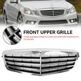 thumbnail image 4 of Chrome Front Grille Grill Fit Mercedes-Benz E Class W212 E350 E550 2010-2013, 4 of 5