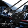 thumbnail image 6 of Sinyiin Double USB 3.0 to Type C Double Port Extension Cable Waterproof Design for Vehicle, 6 of 8