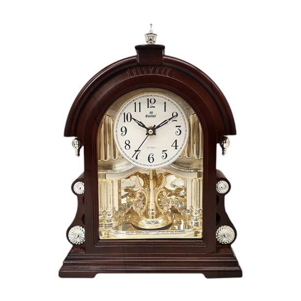 Reloj de escritorio silencioso, diseño retro, moderno y novedoso, para mesa. 225 cm x 9 cm x 31 cm