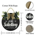 thumbnail image 7 of Ymaotrade No Soliciting Sign for House Sticker, Premium Durable No Solicitation Signs for Home & Office, No Soliciting Signs for Front Door/Wall/Window, Clear and Easy to Read Go Away Door Sign 11", 7 of 7