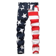 Jeans hommes Relaxed Fit Jeans homme Comfort Stretch Denim Jambe droite Relaced Fat Jeans Jeans Homme Blanc 36