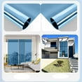 thumbnail image 3 of One Way Privacy Window Film - Static Cling Reflective Tint for Daytime Privacy, UV Blocking & Heat Control, No Glue Needed for Home & Office Windows, See Out Not In Mirror Effect, 3 of 8
