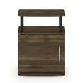 thumbnail image 3 of Pemberly Row Table d'Appoint en Bois d'Ingénierie, Noyer Columbia/noir, 3 of 6