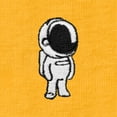 thumbnail image 2 of Dalix Astronaut Embroidered Lightweight Relaxed Jersey Tee Summer Cute Space Womens in Gold 2XL XX-Large, 2 of 5