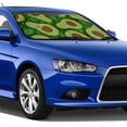 thumbnail image 4 of Balery Big Colorful Avocados Print Car Windshield Sun Shade,Windshield Sunshade for Car Pickup Truck SUV Accessories-Small, 4 of 7